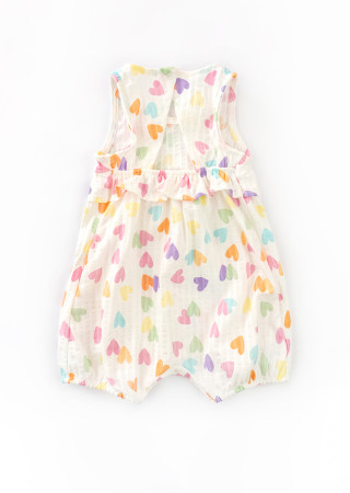 Пісочник без рукавів Hearts з пов'язкою для дівчинки