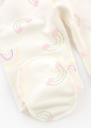 Теплі повзуни з начосом Rainbow для немовлят