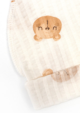 Шапочка для новонародженого в пологовий з підворотом Bears