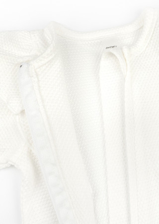 Baby Girl Jumpsuit with Decorative Wings and Headband