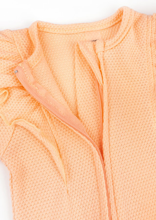 Комбинезон для новорождённой на выписку из роддома с повязкой