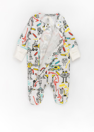 Чоловічок на байці з роботами для хлопчика