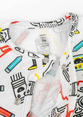 Чоловічок на байці з роботами для хлопчика