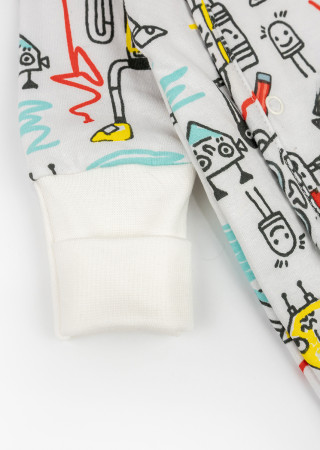 Чоловічок на байці з роботами для хлопчика