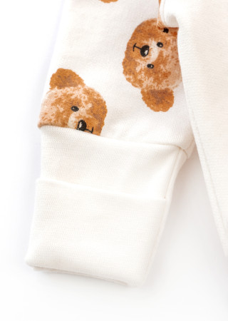 Тёплый человечек Cute Bears для младенцев на кнопках