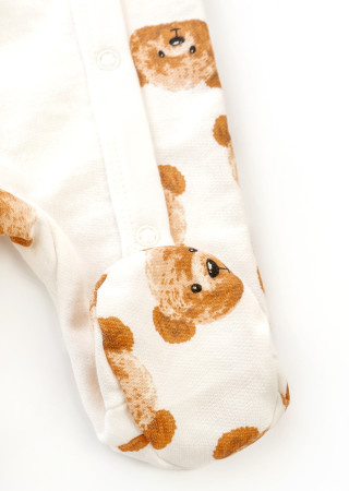 Тёплый человечек Cute Bears для младенцев на кнопках