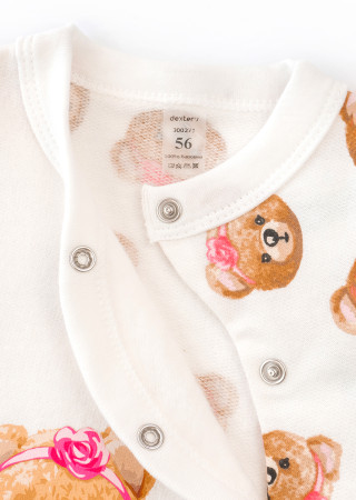 Тёплый детский комбинезон для девочки Girl Bears