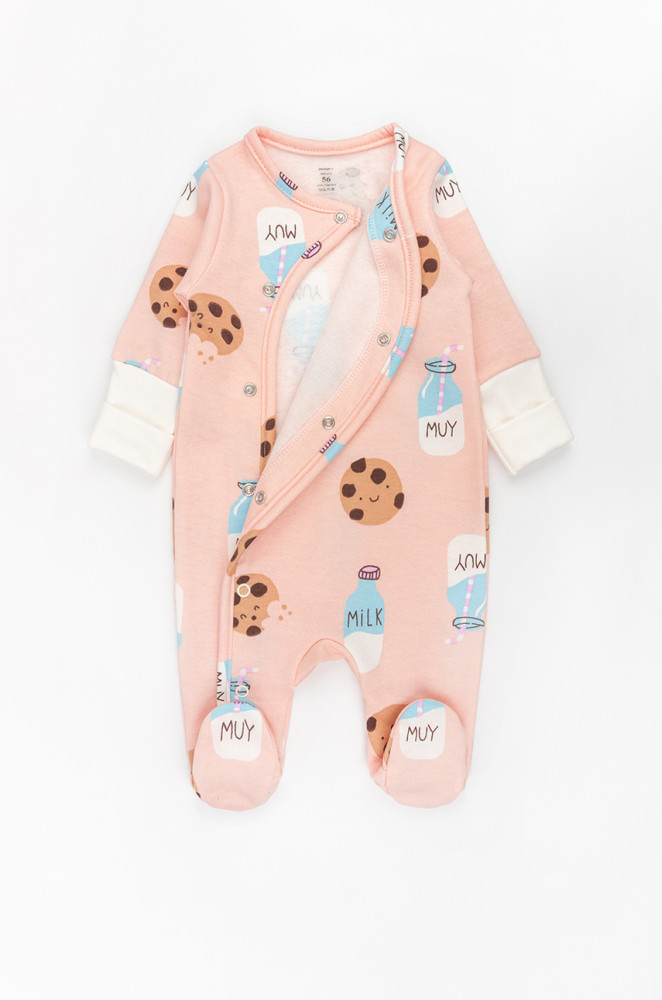 Newborn Cookies Fleece-Soft Onesie with Snap Buttons
