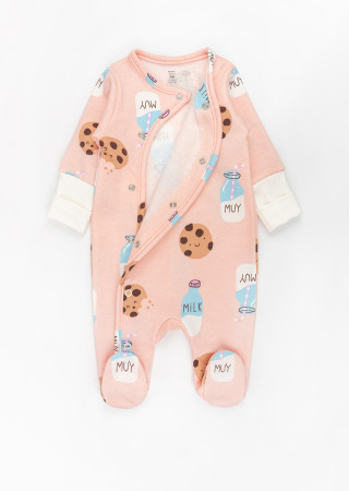 Cookies Newborn Onesie with Fleece and Snaps