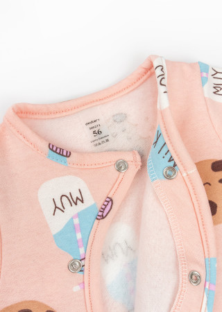 Cookies Newborn Onesie with Fleece and Snaps