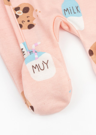 Cookies Newborn Onesie with Fleece and Snaps