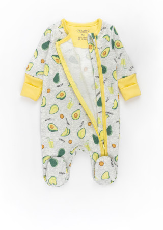 Детский слип на молнии с принтом Avocado