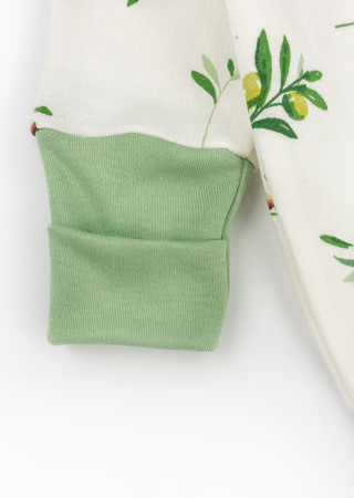 Теплий дитячий комбінезон з начосом Olive на блискавці