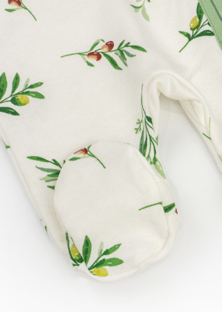 Теплий дитячий комбінезон з начосом Olive на блискавці