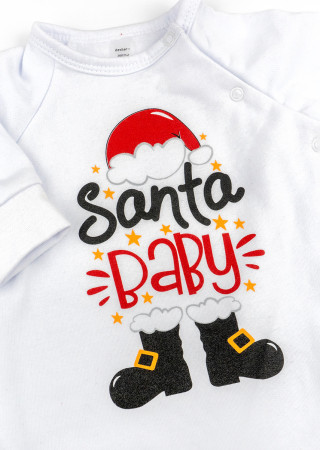 Santa Baby Baby Holiday Onesie