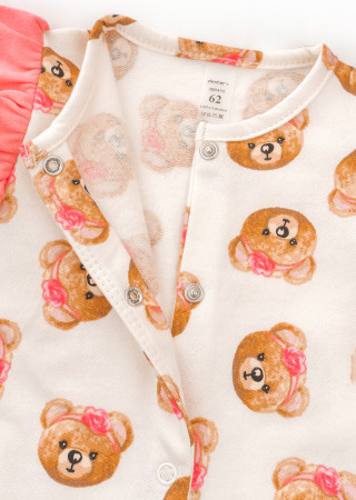 Тёплый комбинезон для новорождённой девочки