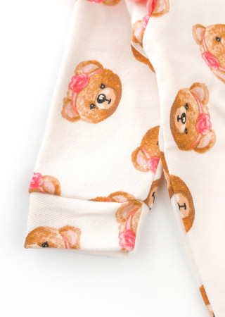 Тёплый комбинезон для новорождённой девочки