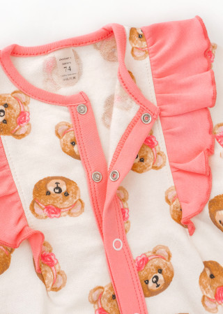 Тёплый комбинезон с крылышками и повязкой Girl Bears для девочки