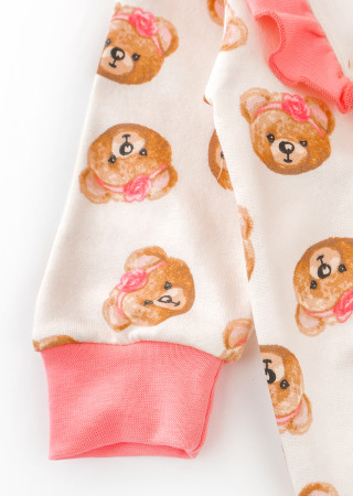 Тёплый комбинезон с крылышками и повязкой Girl Bears для девочки