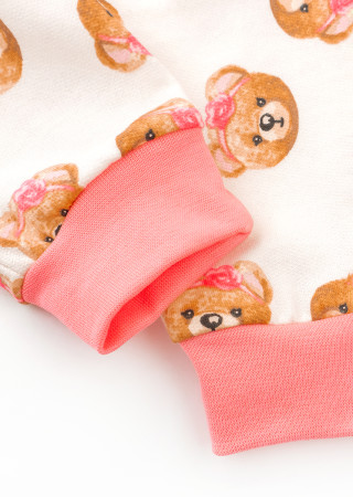 Тёплый комбинезон с крылышками и повязкой Girl Bears для девочки