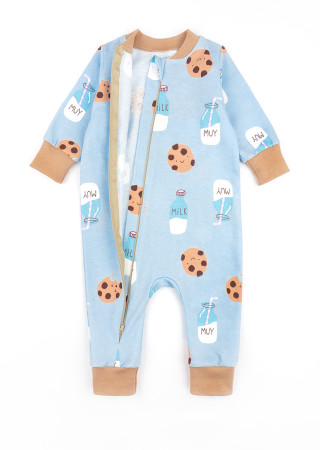 Хлопковый комбинезон для детей от 3 месяцев до 2 лет