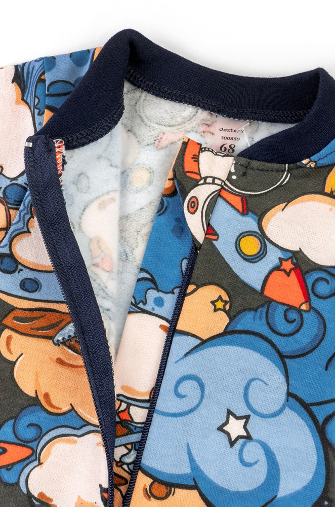 Человечек для мальчика с начёсом от 3 месяцев