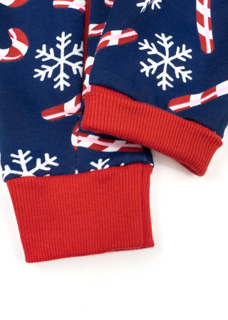 Дитячий чоловічок Candy Cane на блискавці з відкритими ніжками