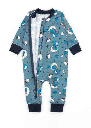 Хлопковый комбинезон с начесом для младенцев