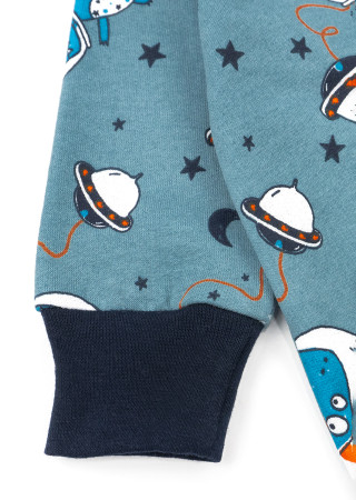 Хлопковый комбинезон с начесом для младенцев