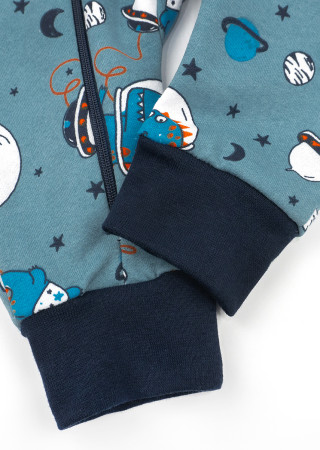 Хлопковый комбинезон с начесом для младенцев