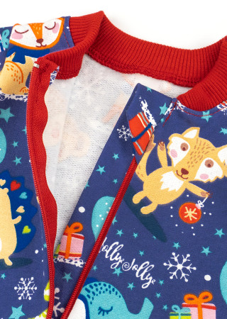 Трикотажний чоловічок Christmas Toys з начосом