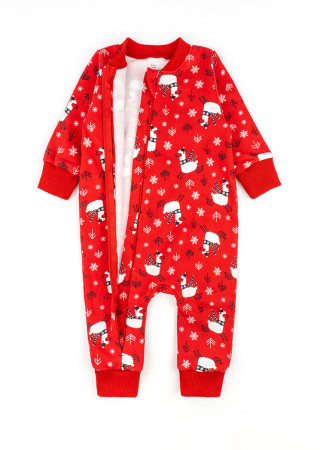 Детский комбинезон Christmas Llama с начесом