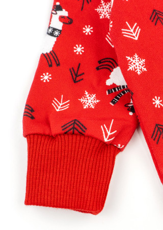 Детский комбинезон Christmas Llama с начесом