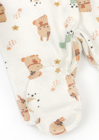 Человечек для новорождённых со швами наружу на кнопках Bunny