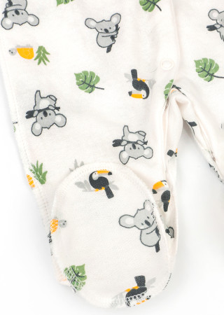Комбинезон для новорождённых со швами наружу Koala