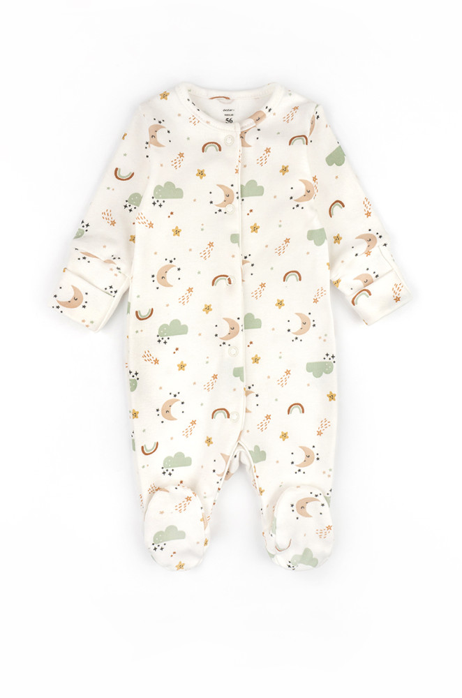 Комбинезон для новорожденных на кнопках Coffee Month