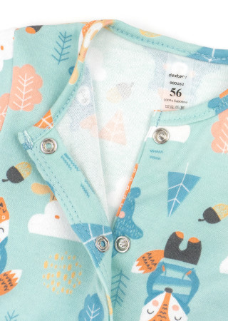 Хлопковый комбинезон для новорождённого из интерлока