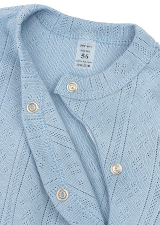 Baby Sleepsuit with Snaps Made of Perforated Fabric