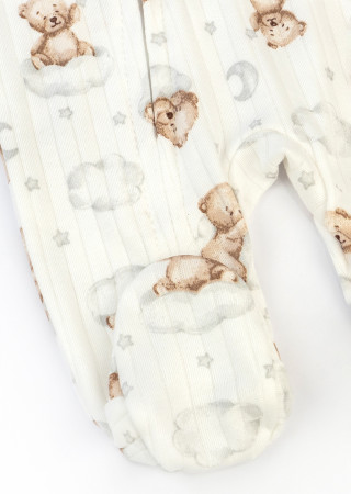 Bear on a cloud Baby Jumpsuit with Zipper