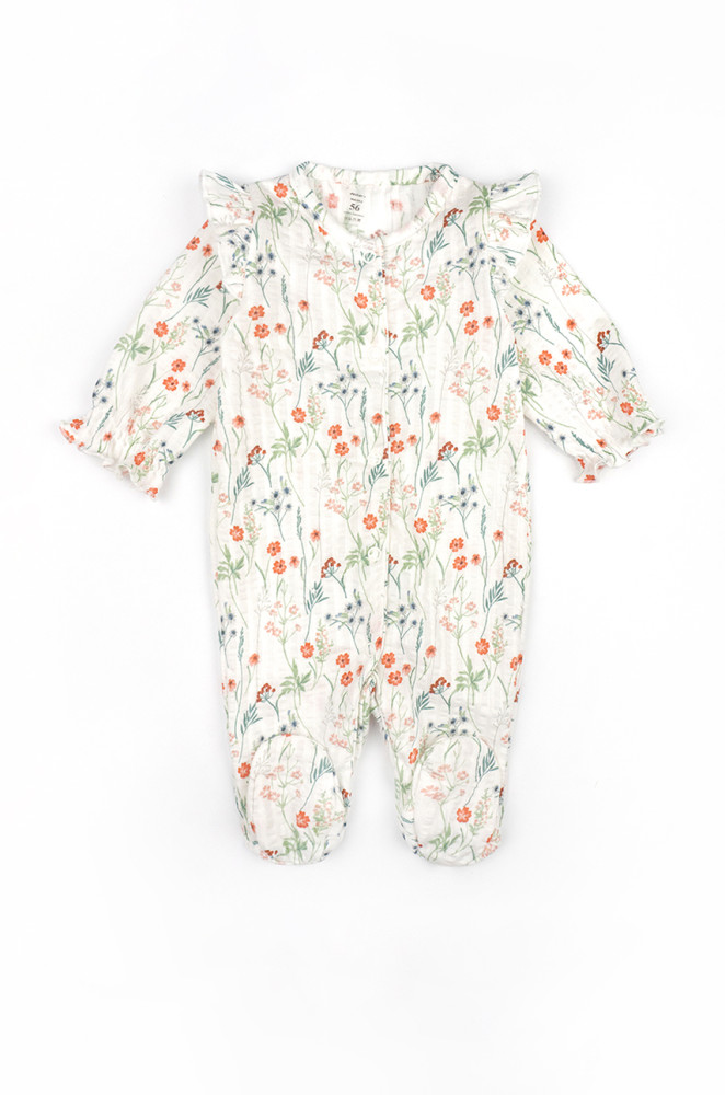 Girls’ Festive Set Botanic: Romper and Bow Hat