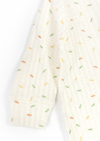 Детский комбинезон Confetti на молнии с открытыми ножками для новорожденных