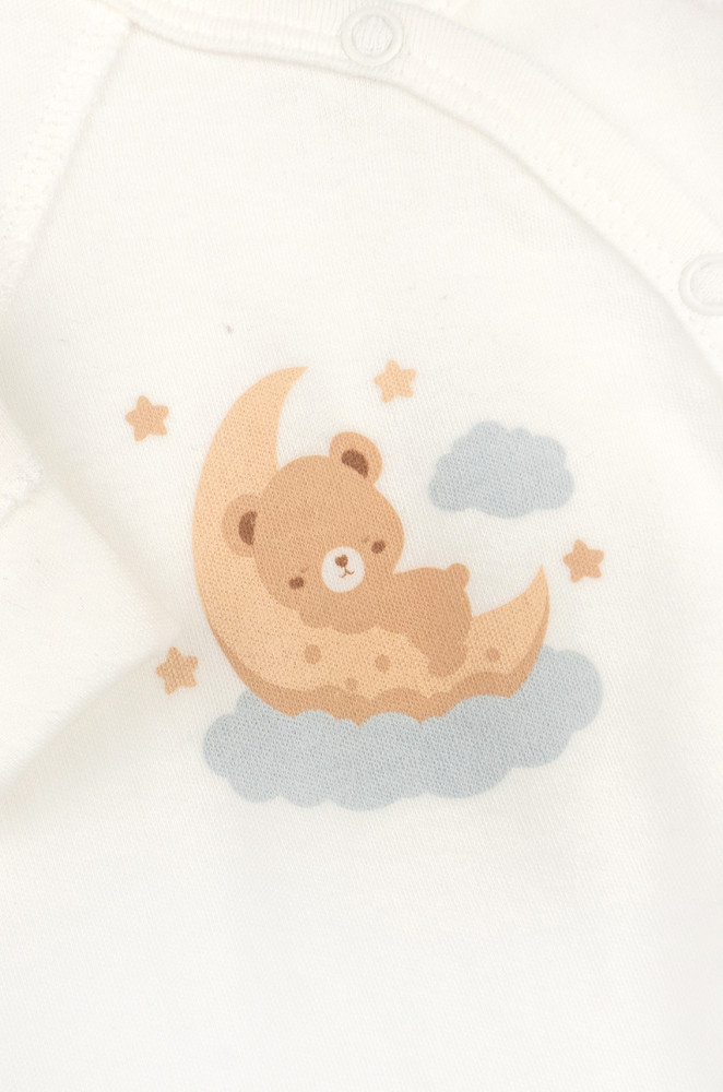Kombinezon dla niemowląt z niską masą urodzeniową Teddy Dream ze szwami zewnętrznymi