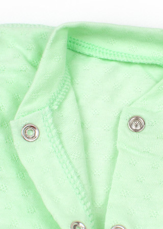 Newborn Baby Romper with Snap Buttons from Lace Kulir Fabric