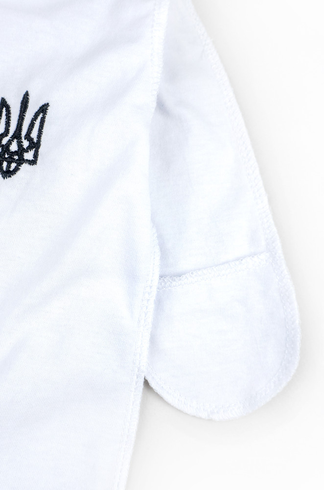 Newborn Sleeper with Ukrainian Trident Embroidery