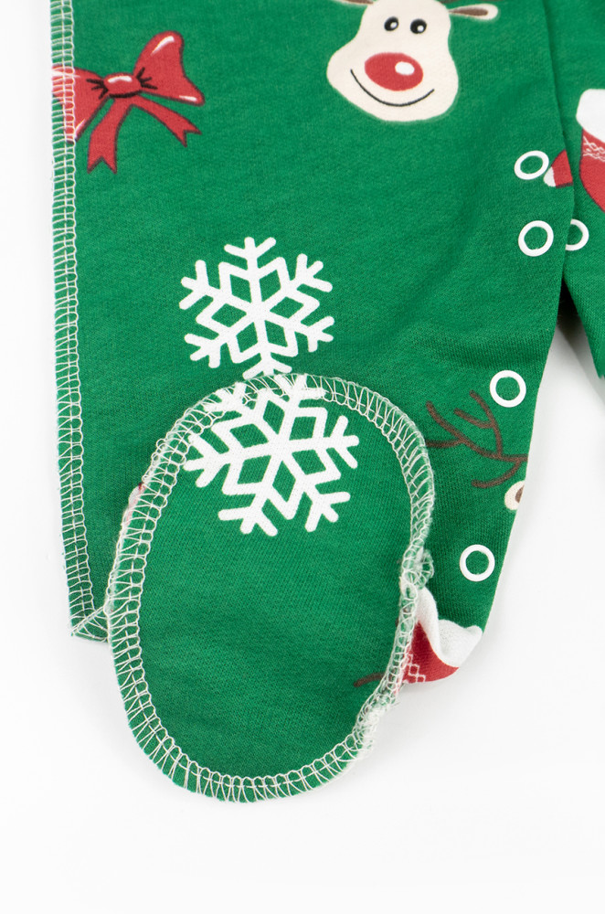 Новорічний чоловічок для новонароджених Festive зі швами назовні