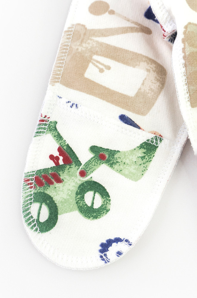 Чоловічок на байці зі швами назовні для новонародженого Excavator