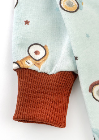 Warm Footless Pajama Sleepsuit for Boys – Cotton Fleece