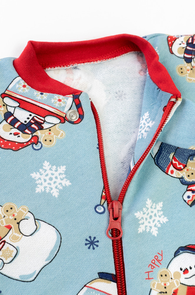 Чоловічок з відкритими ніжками з начосом Сніговички застібка блискавка