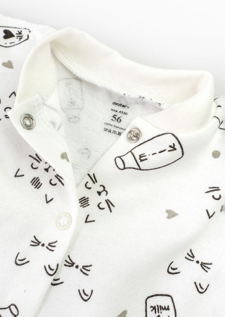 Дитячий чоловічок Milk зі швами назовні та закритими ручками