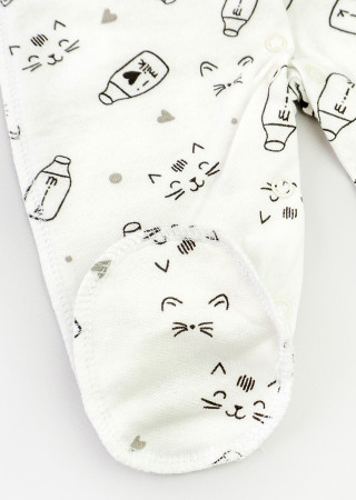 Дитячий чоловічок Milk зі швами назовні та закритими ручками